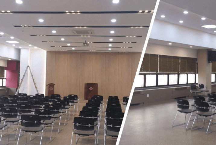 대한적십자사 경기지사 북부희망 나눔봉사센터 신축공사 중 수장공사