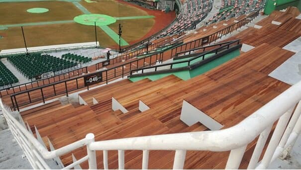 사직야구장 금속 및 창호공사