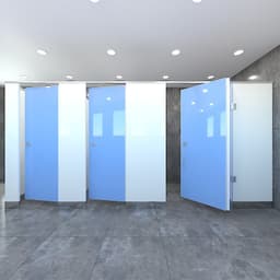 화장실칸막이, 대성산업, DS-F900, 1800x1900xt20mm, 방수PB, 접이식도어/장애인용