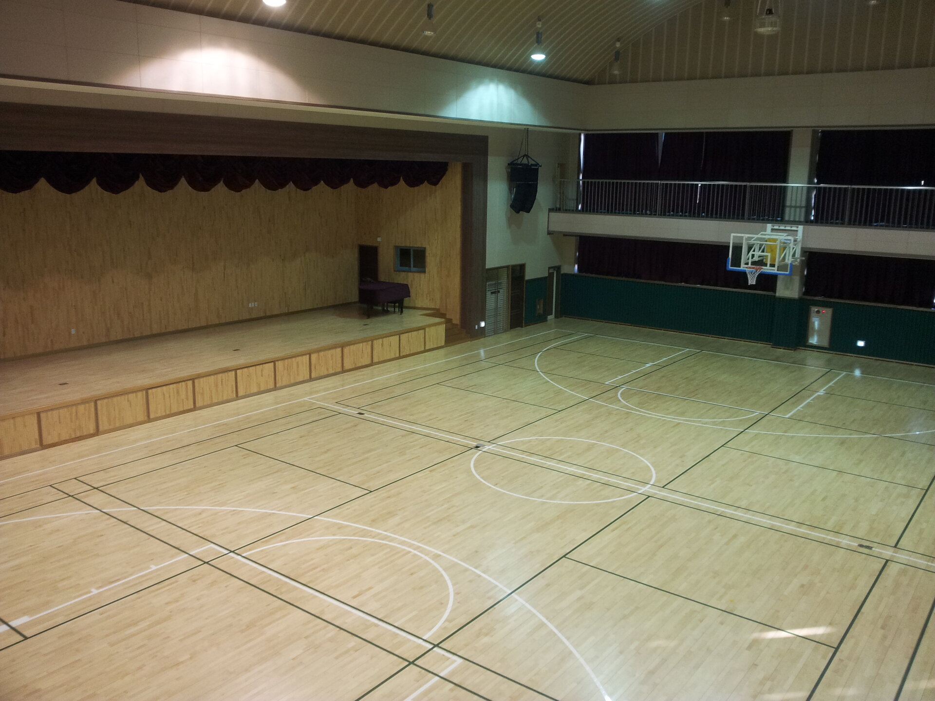 남서울중학교 증축공사 중 수장공사