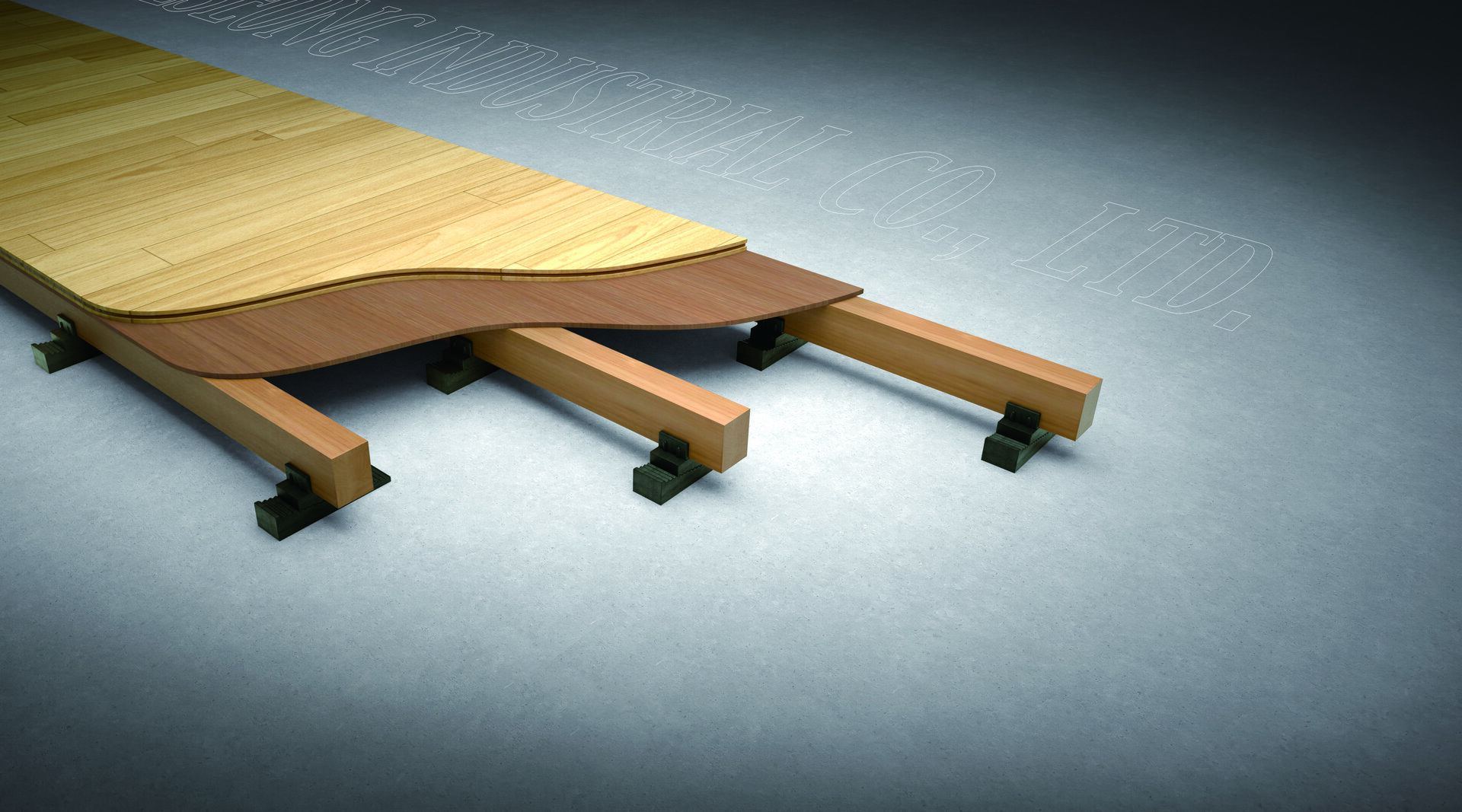 이중바닥마루틀, 대성산업, DS-LB-01, 100~200mm, 장선간격406mm