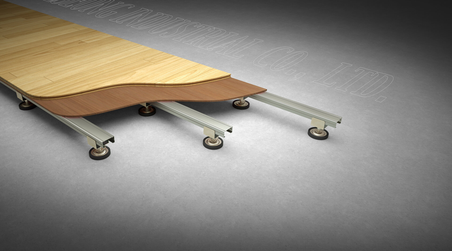 이중바닥마루틀, 대성산업, DS-SC-01, 120~300mm, 장선간격406mm