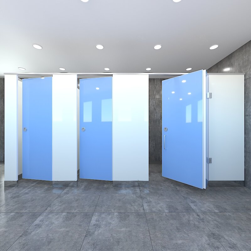 화장실칸막이, 대성산업, DS-F900, 1800×1900×t20mm, 방수PB, 접이식도어/장애인용